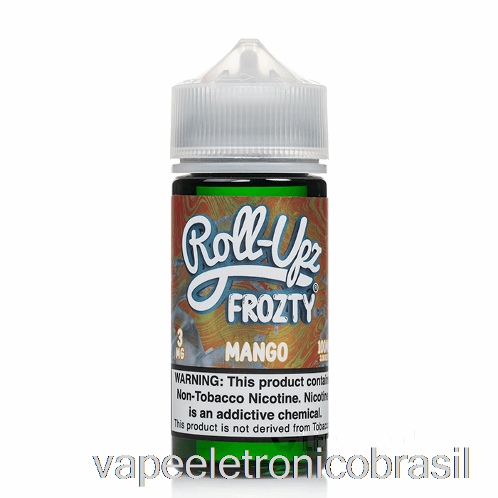 Vape Recarregável Manga Gelada - Suco Roll-upz - 100ml 3mg